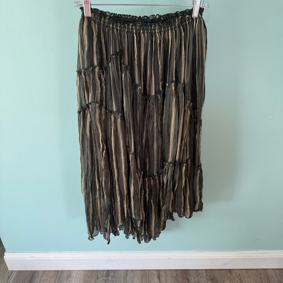 Free People One Ember Printed Midi Skirt With Pockets Size Extra Small - Picture 6 of 12